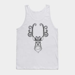 Reindeer, Christmas Tank Top